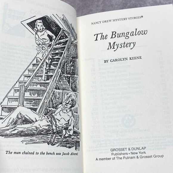 Nancy Drew Mystery Stories Set Of 6 Books Carolyn Keene Grosset & Dunlap - Picture 7 of 12